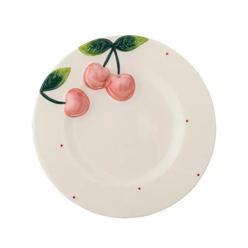 Cherry Berry Decorative Dinner Plate – 20.5Cm Diameter 1