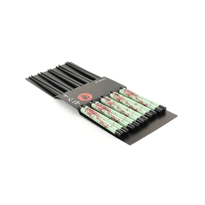 Cherry Blossom-Print Chopsticks – Set Of 5 Pairs 1