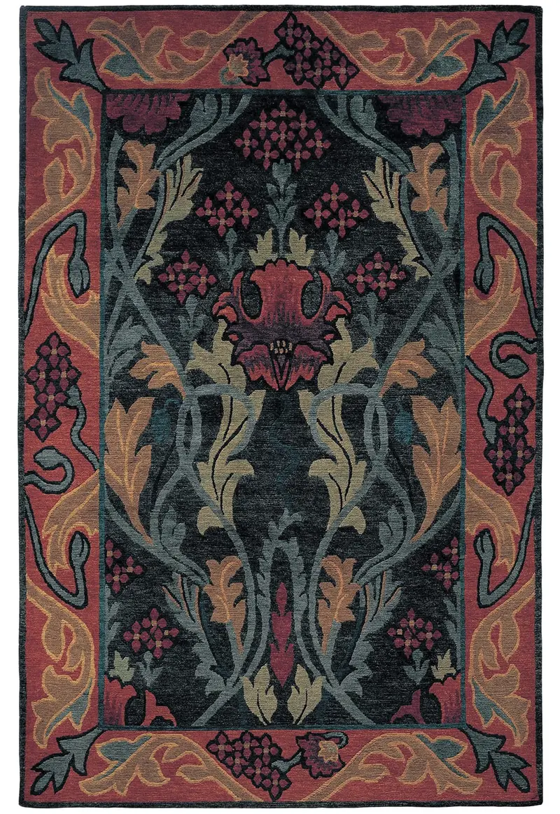 Classic English Garden Pattern Rug 2