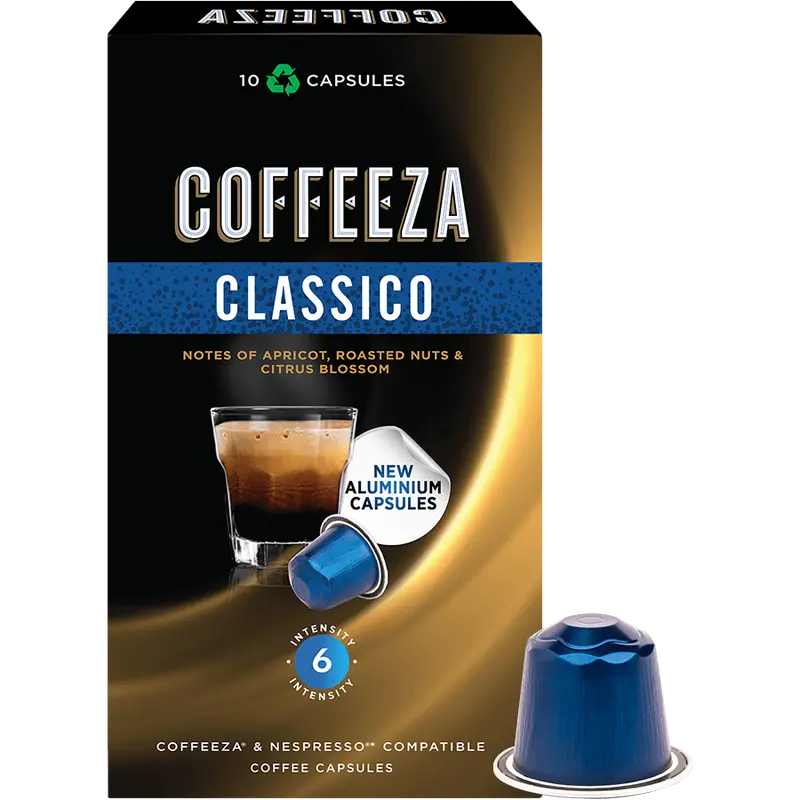 Classico Aluminum Coffee Capsules – Nespresso-Compatible Pods 1