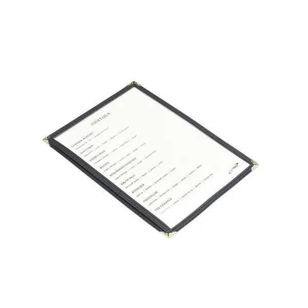 Clear American-Style A5 Menu Holder – Sleek Acrylic Display, Single Unit 1