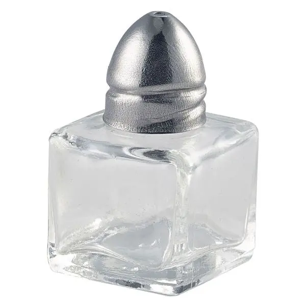 Clear Glass 30×30×50Mm Salt Dispenser (Single Unit) 1