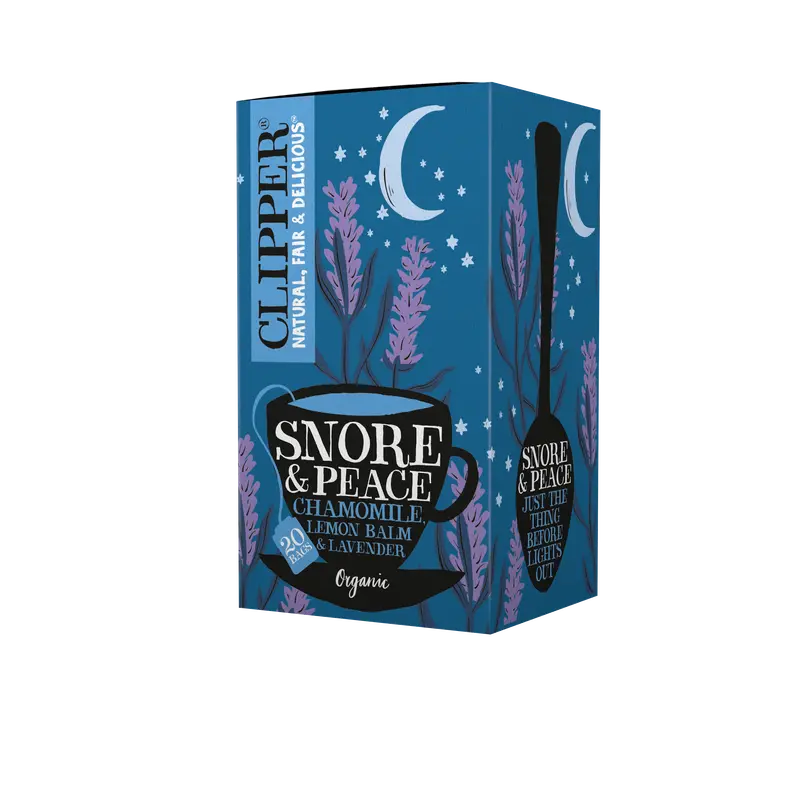 Clipper Organic Snore & Peace Herbal Tea – 20 Bags (4 Packs) 1
