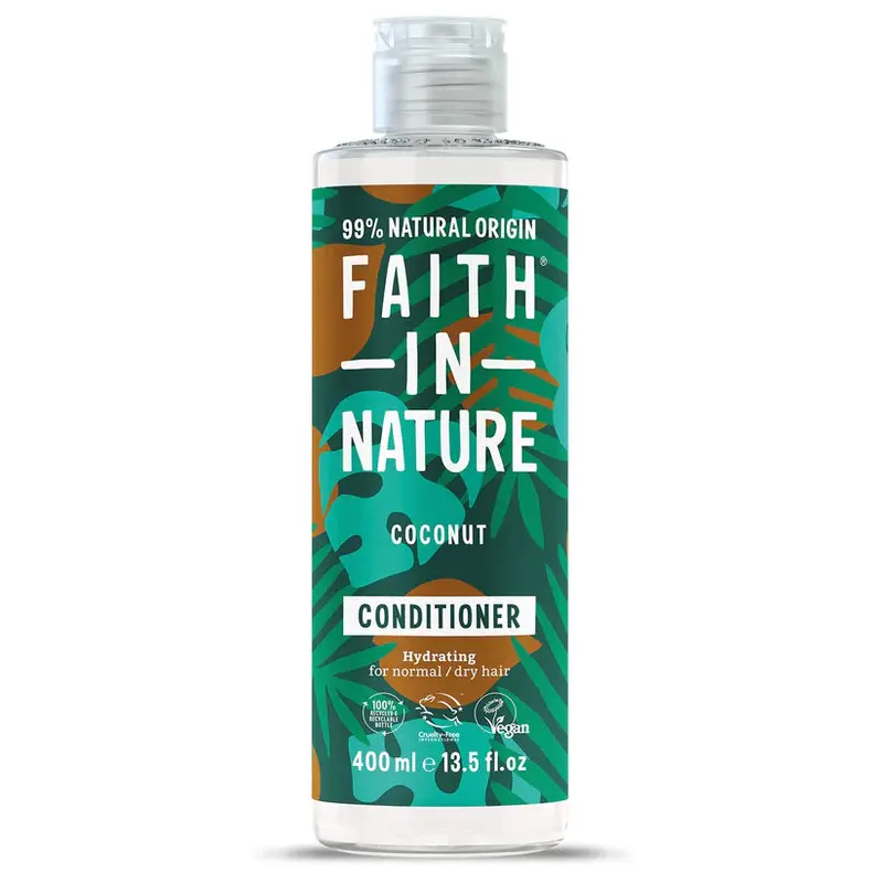 Coconut Conditioner – Faith In Nature, 400Ml Nourishing Hair Treatment 1
