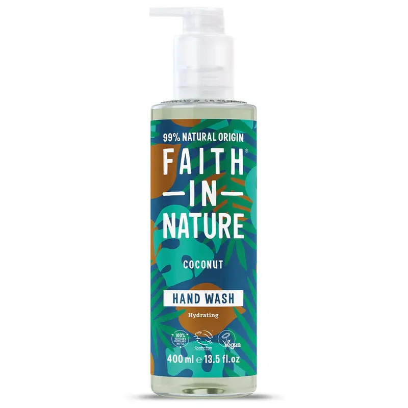 Coconut Hand Wash – Faith In Nature, 400Ml Natural Foaming Hand Cleanser 1