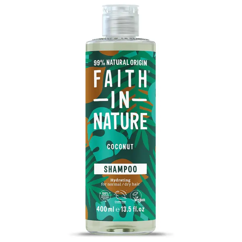 Coconut Shampoo – Faith In Nature, 400Ml Moisture-Rich Hair Wash 1