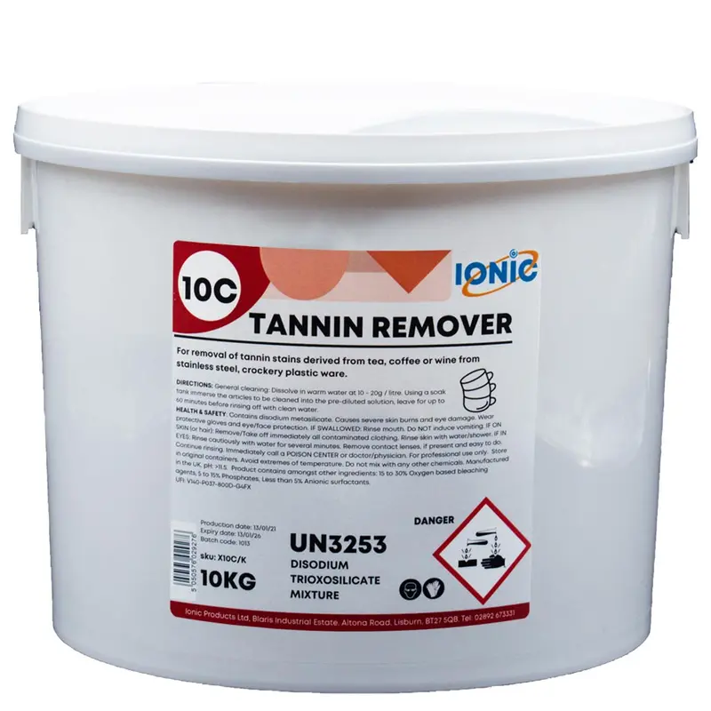 Coffee And Tannin Stain Remover – 10Kg Container (10C Formula) 1