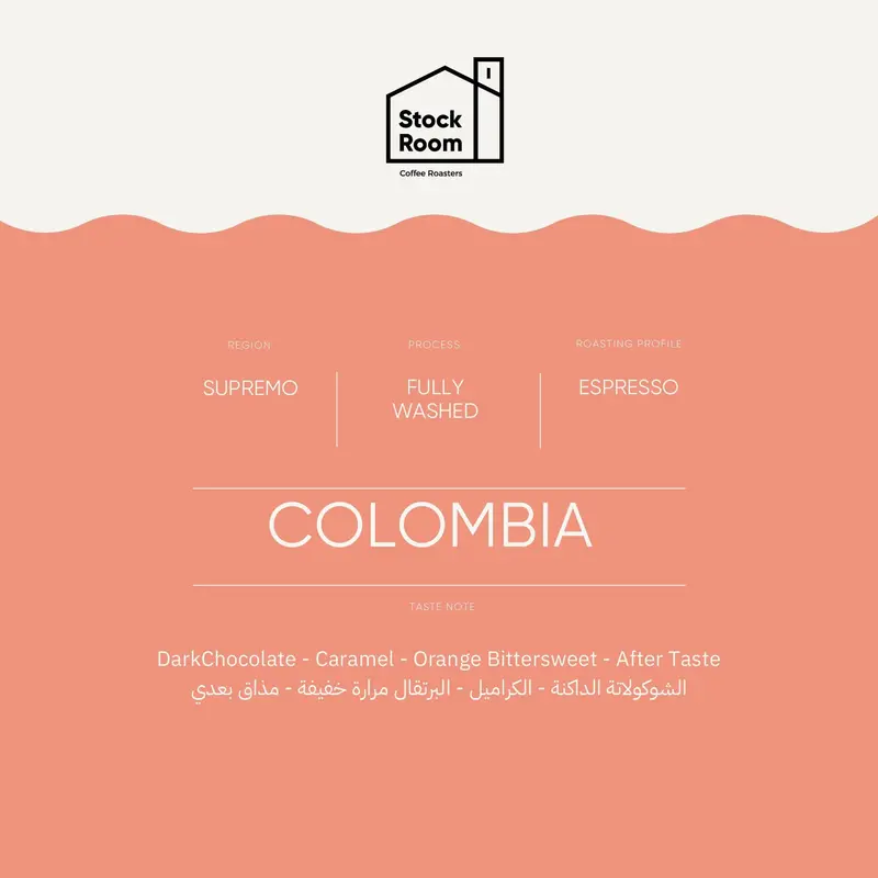Colombia Supremo Espresso Beans – Whole Bean, 250 G Bag 1