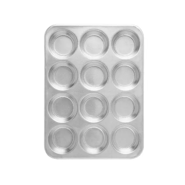 Commercial-Grade Aluminum Muffin Tin – 12-Cup Nonstick 1