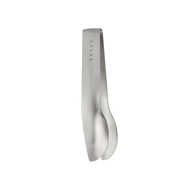 Compact Japanese Stainless Steel Serving Tongs 1
