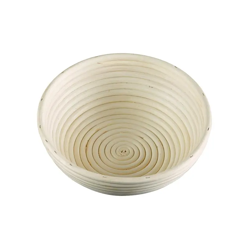 Compact Round Proofing Basket – 8" Diameter, Sustainable Cane Banneton For 1 Lb Loaves 1