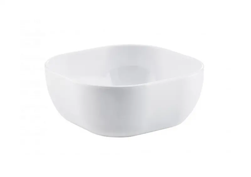Compact White Square Storage Bowl – 160 Ml 1