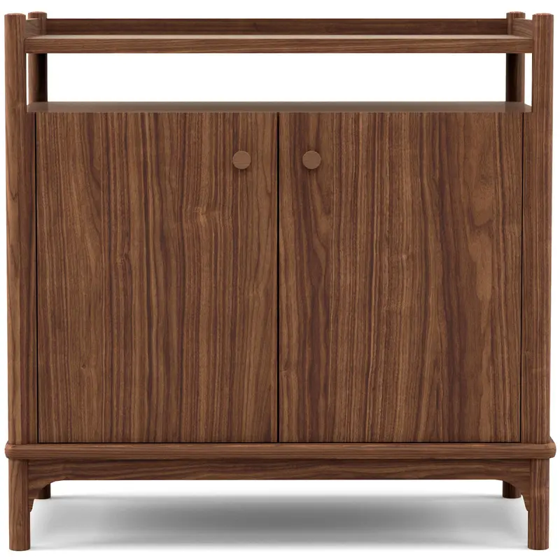 Compact Wooden Server – Walnut Grove Collection 1
