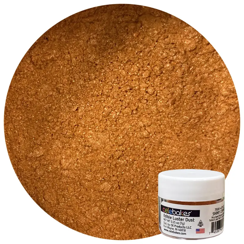 Copper Metallic Luster Dust For Edible Shine And Highlighting 1