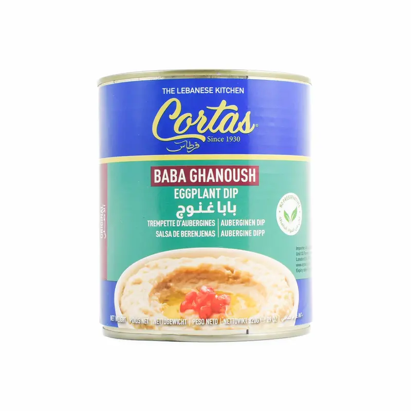 Cortas Baba Ganoush – Traditional Roasted Eggplant Dip – 820G 1