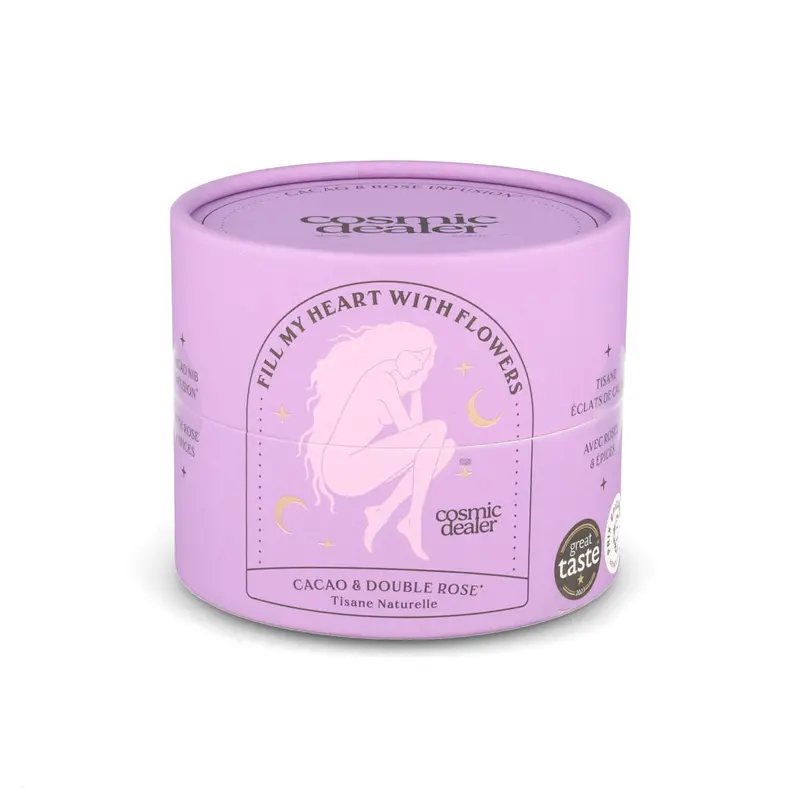 Cosmic Dealer Intuition Infusion: Cocoa And Double Rose Loose Leaf Tea, 90G 1