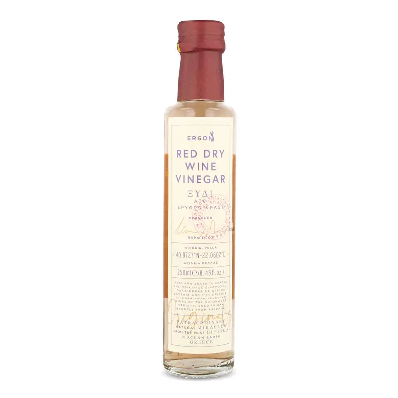 Cretan Red Wine Vinegar – Ergon Originals, 250Ml Bottle 1