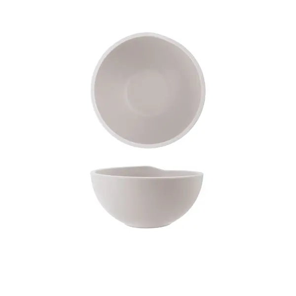Crisp White Copenhagen Mini Melamine Bowl – 15.5 Cm × 7.5 Cm (6-Pack) 1