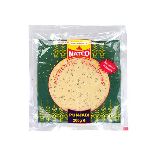 Crispy Punjabi Poppadoms – Lentil Wafers, 200G 1