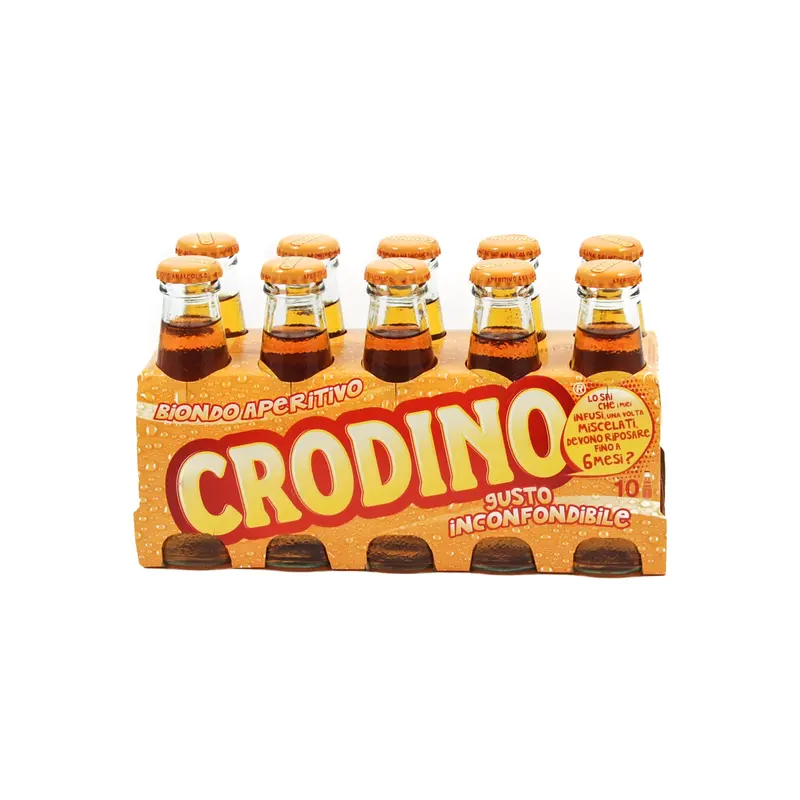 Crodino Non-Alcoholic Aperitif – Pack Of 10 Bottles 1