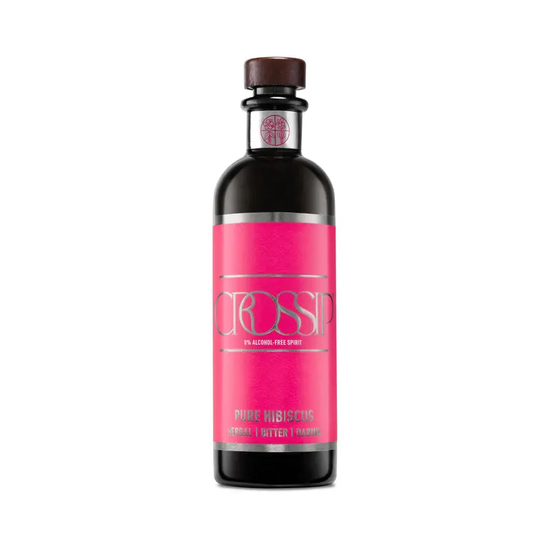 Crossip Dandy Pure Hibiscus Non-Alcoholic Spirit – 500Ml Tart Elixir 1