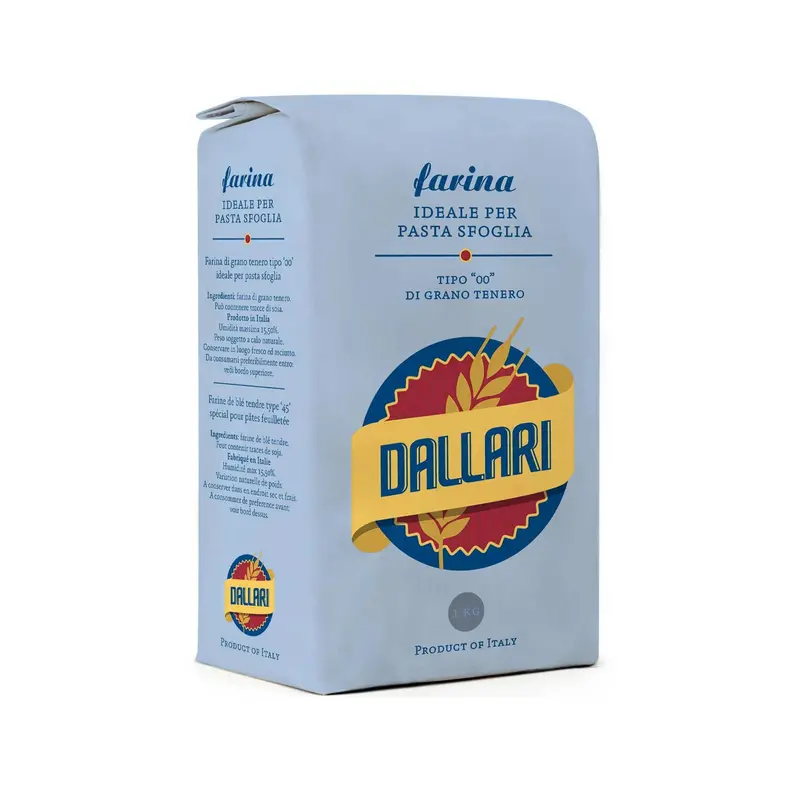 Dallari Tipo 00 Flour – Italian Fine-Milled Pizza & Pasta Flour, 1Kg 1