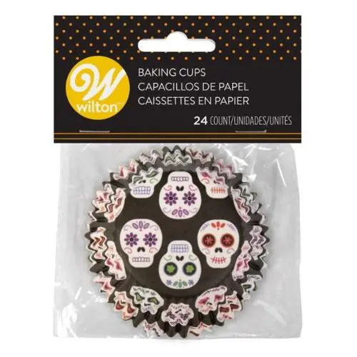 Day Of The Dead–Inspired Halloween Cupcake Liners 1