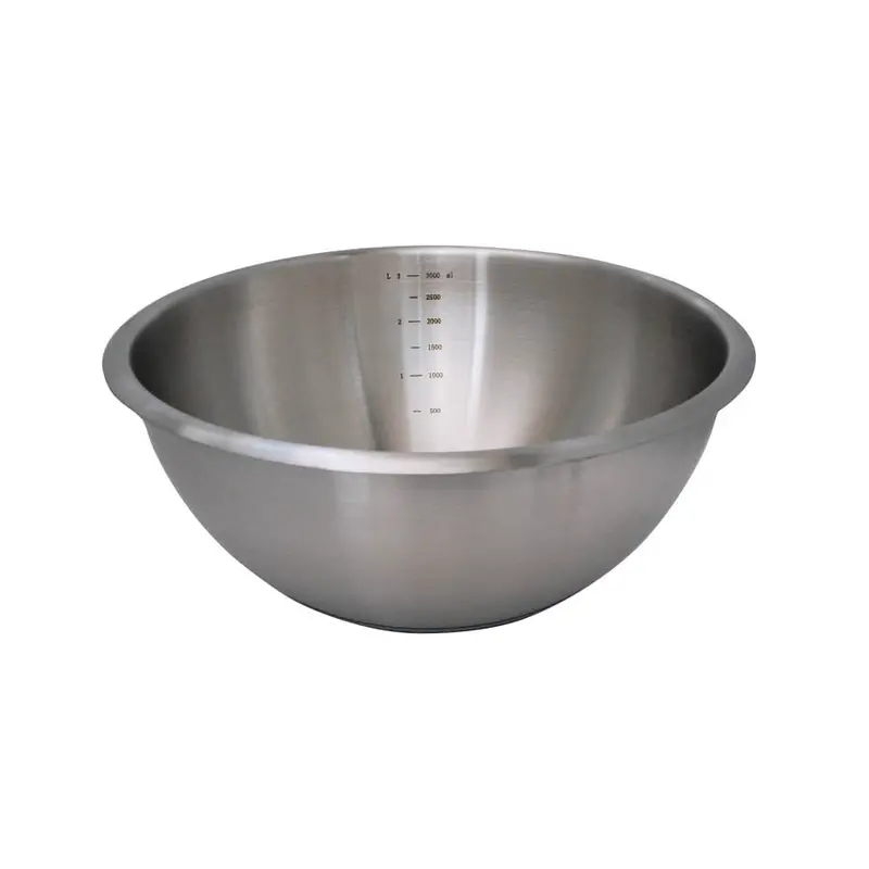 De Buyer 24Cm Hemisphere Mixing Bowl With Stable Silicone Base 1