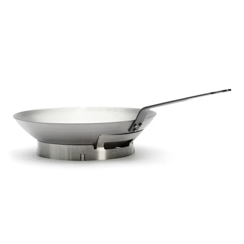 De Buyer Stainless Steel Wok Stand For Round-Bottomed Woks 1