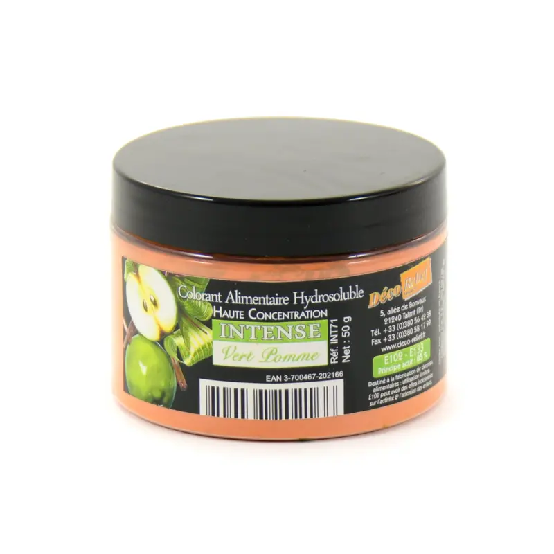Deco Relief Apple Green Food Colour – Bright Fruit-Inspired Hue, 50G 1