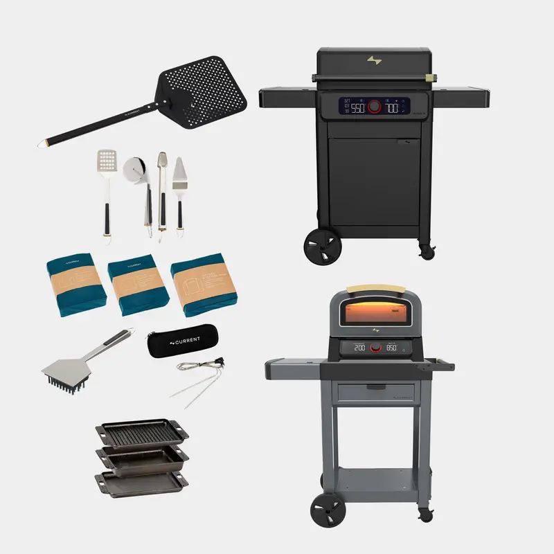 Deluxe Grill & Pizza Oven Bundle With Model G+ Grill 1