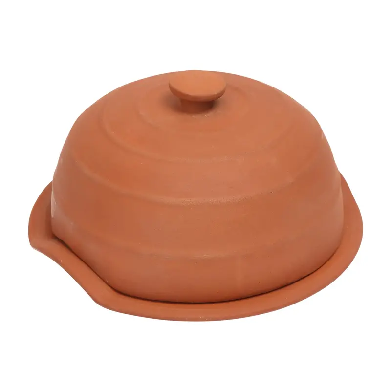 Dexam Terracotta Cheese Baking Dish With Lid – 17.5Cm Ceramic Baker 1