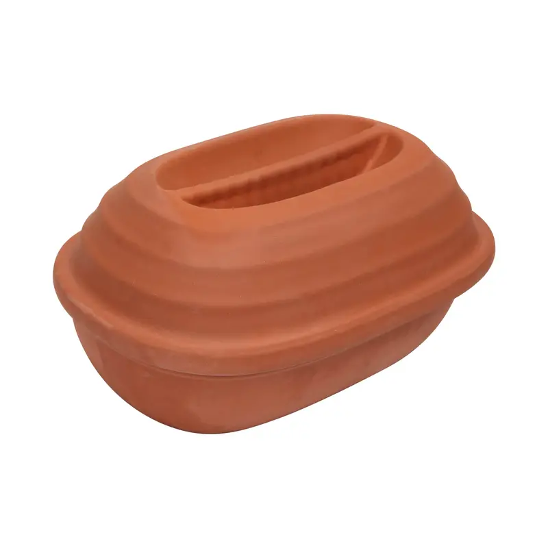 Dexam Terracotta Chicken Roaster With Lid – Handcrafted 21X30Cm Oven Dish 1