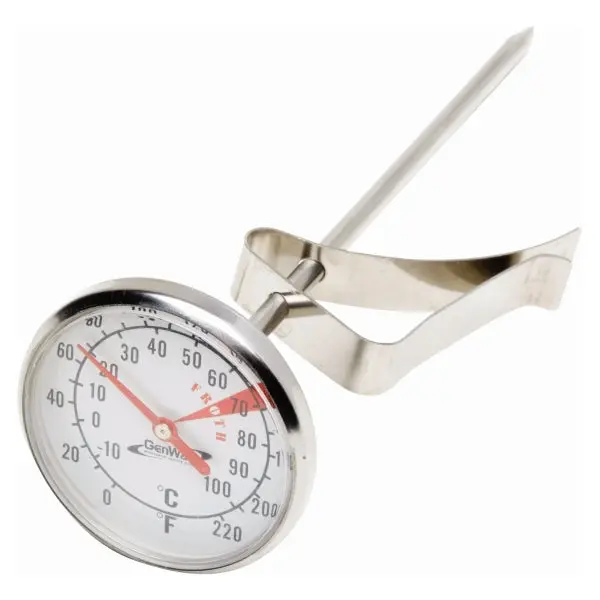 Digital Frothing Thermometer – Precision Milk Temp Gauge For Baristas, Single Unit 1