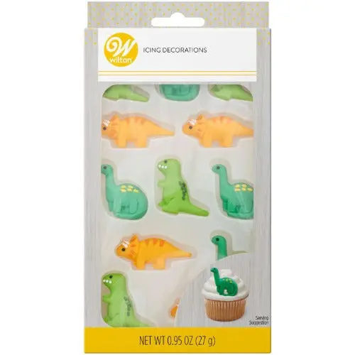 Dinosaur-Themed Icing Decoration Set 1