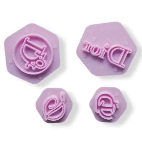 Dior-Inspired Embossing Stamp Set For Gourmet Packaging 1