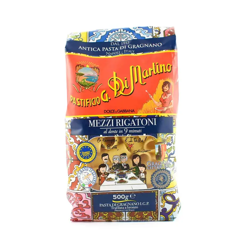 Dolce & Gabbana Gragnano Igp Mezzi Rigatoni – Short Ribbed Tubes – 500G 1