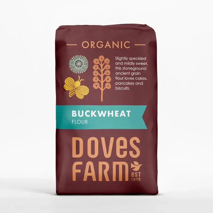 Doves Farm Organic Buckwheat Flour – 5Kg Bundle (5 × 1Kg) 1
