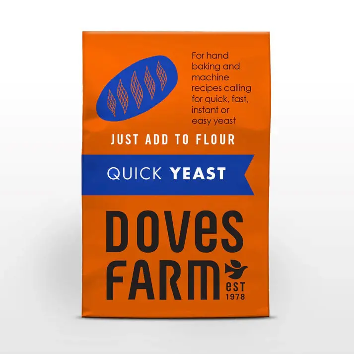 Doves Farm Quick-Rise Dried Yeast – 8 × 125G Pack 1