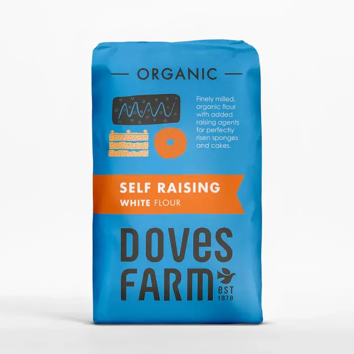 Doves Farm Self-Raising White Flour – Organic, Uk-Milled (5 × 1Kg) 1