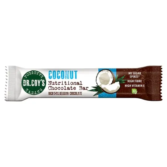 Dr. Coy’S Coconut Chocolate Bar – 35G Bars (20 Count) 1
