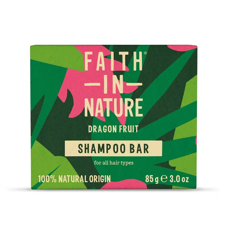 Dragon Fruit Shampoo Bar – Faith In Nature, 85G Plastic-Free Hair Care 1