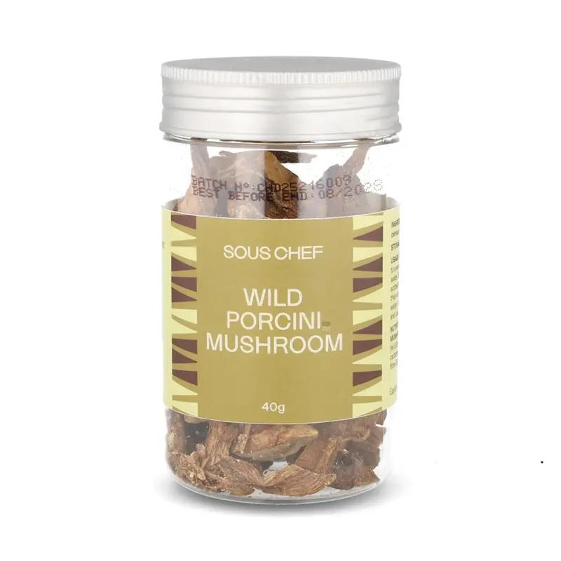 Dried Wild Porcini Mushrooms (40G): Intense Earthy Flavor For Stocks & Risottos 1