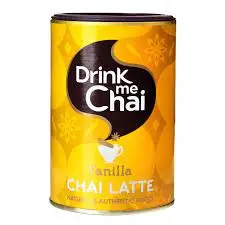 Drink Me Chai Vanilla Latte Powder – 6 Tins × 250G 1