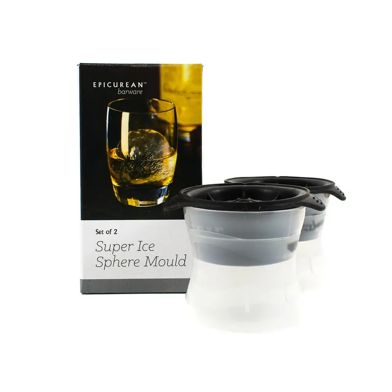 Dual-Sphere Ice Mold Set – Silicone Sphere Ice Cube Tray For Whiskey & Cocktails 1