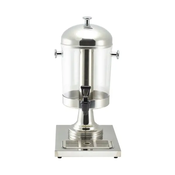 Durable Juice Dispenser – Polycarbonate & Stainless Steel, 6.5L, Single Unit 1