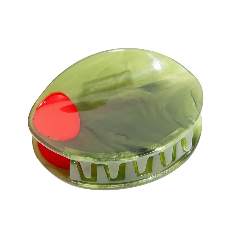 Eat My Socks Olive-Style Hair Claw Clip – Mediterranean-Inspired Accent 1