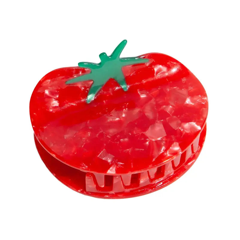Eat My Socks Tomato-Themed Hair Claw Clip – Fun Kitchen-Inspired Accessory 1