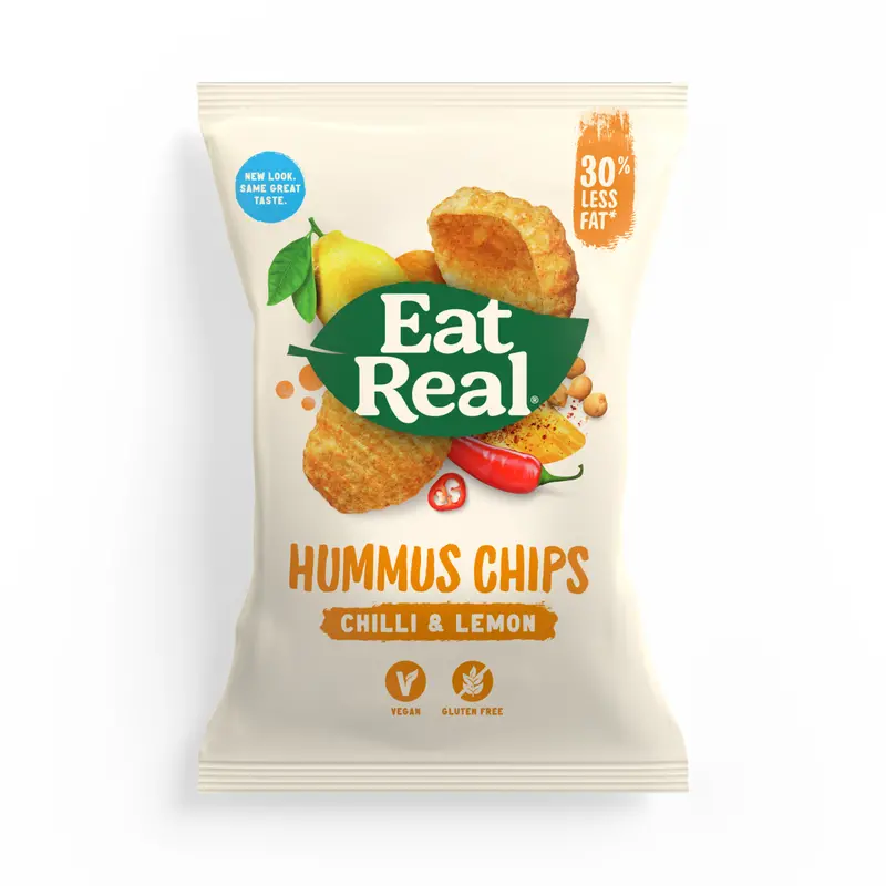 Eat Real Chilli & Lemon Hummus Chips – 10-Pack (135G Each) 1