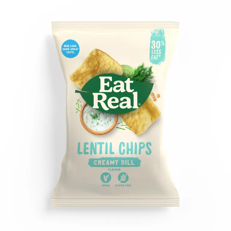 Eat Real Creamy Dill Lentil Chips (12 × 40G) 1
